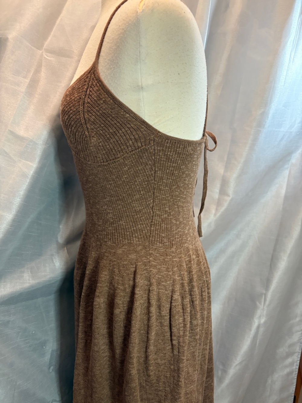 Free People Ocean Tula Sleeveless Midi Dress with Spaghetti Straps - Picture 7 of 14